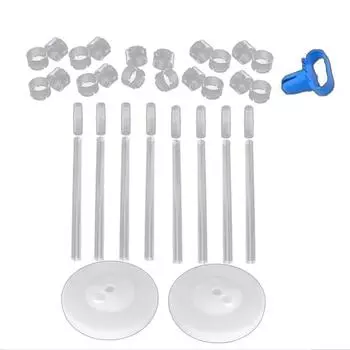 Комплект колонны из воздушных шаров Пластиковая башня из воздушных шаров Украшение для дня рождения, свадьбы, вечеринки, Рождества