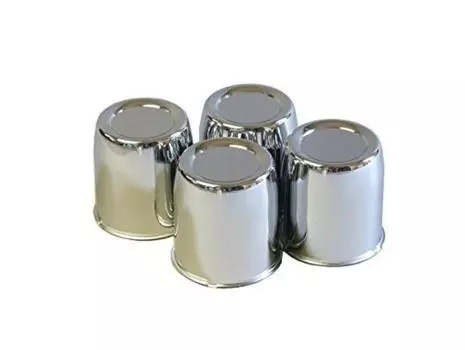 Комплект колпаков для центра диска диаметром x 9 см Daytona и т.д.. 3.3 8.3см высота, 5 шпилек серебряный