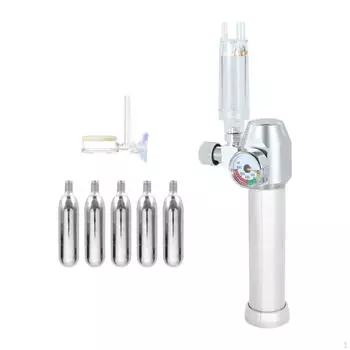 Комплект компонентов системы регулятора CO2 для аквариума Практичное оборудование Профессиональный Компактный Single Gauge