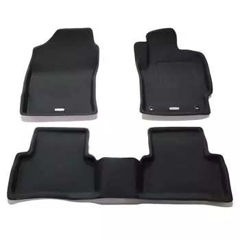 Комплект ковриков Clazzio 3D Type для 1 Corolla Touring Hybrid R1 NEW Rubber Type Black (2019)/9~ ET-1212 [5EETB1212K]