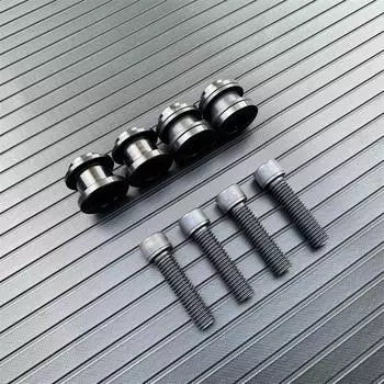 Комплект крепежа для мотоцикла Harley Fat Boy FLFB FLFBS Low Rider Street Bob Softail Breakout 114 FXBRS FLSB черный чёрный