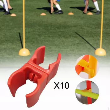 Комплект креплений для флагштока для футбольных игр для занятий спортом жёлтый
