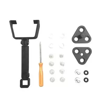 Комплект кронштейнов для экшн-камер с винтами, гайками, отверткой и амортизаторами для FPV-дрона