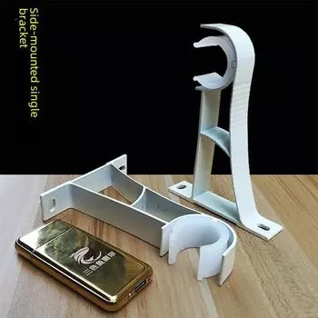 Комплект кронштейнов для римского карниза - основание из алюминиевого сплава, три цвета Top Mount Single Pole Bracket розового золота