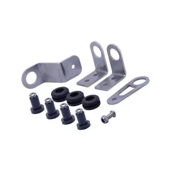 Комплект кронштейнов радиатора с болтовым креплением для серии K Swap K ALL K20-K24 Двигатель Серебристый