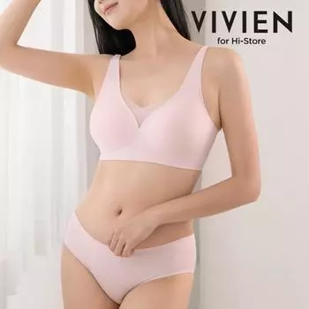 Комплект кружевных трусиков и бюстгальтера Vivian All-Fit (3 цвета) Bra Panties Lace Set Black M