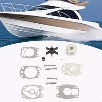 Комплект крыльчатки водяного насоса 6F5-w0078-00 Детали для подвесного мотора Yamaha 40 л.с.