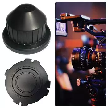 Комплект крышек для кинообъективов с креплением PL, прочный корпус из АБС-пластика и задние крышки для кинообъективов с креплением PL от Arri B чёрный
