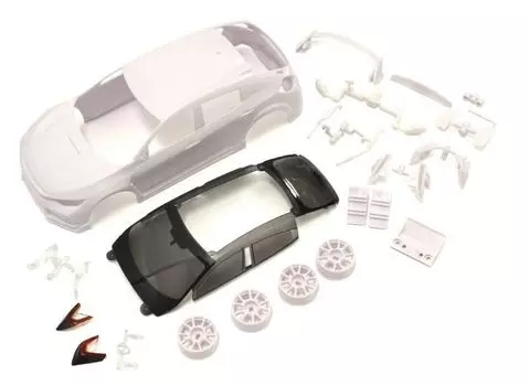 Комплект кузова Kyosho Honda Civic White MZN194 (Неокрашенный/С колесами) белый