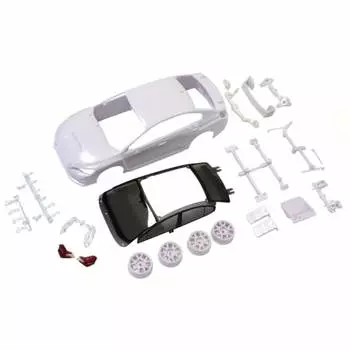 Комплект кузова Kyosho Subaru WRX STI White, неокрашенный, с дисками MZN185