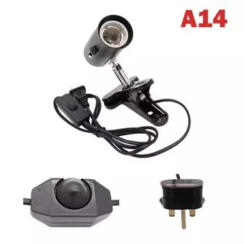 Комплект ламп для рептилий Uva + Uvb, керамический держатель для ламп с зажимом, черепаха, греющаяся в ультрафиолете, с УФ-нагревом A3