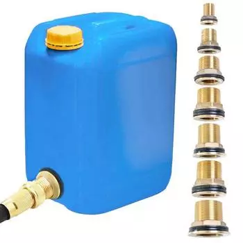 Комплект латунных соединителей для резервуара с водой 1/2 внутренняя резьба NPT 3/4 наружная резьба GHT Ведро A