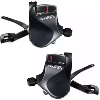 Комплект левого и правого переключателя SHIMANO ESLR3000DPA SORA (ДОРОГА) SL-R3000-P 29S серый