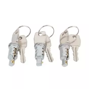 Комплект личинок замка двери MTC6504 металлический прочный комплект личинок замка передней двери с ключами для Defende