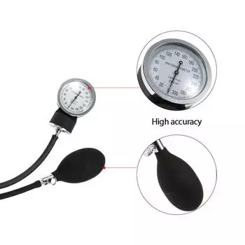Комплект манжет для анероидного сфигмоманометра, стетоскоп для измерения артериального давления на плече с сумкой на молнии для взрослых