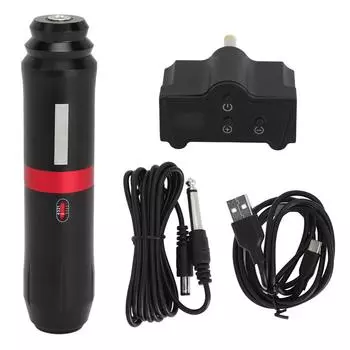 Комплект машинки для татуировки Professional 1500mAh DC беспроводной блок питания для татуировки Rotary Tattoo Pen Kit для