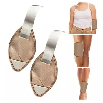 Комплект масляных обертываний Регулируемые ремни Улучшение кровообращения Уменьшение воспаления Наколенники для хаки