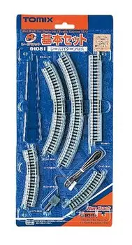 Комплект мини-рельсов TOMIX N Gauge, базовая модель железной дороги MA Pattern
