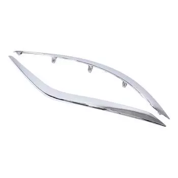 Комплект накладок бампера передний левый и правый нижний хром для Nissan Murano 2015-18