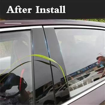 Комплект накладок на двери, 6 шт., комплект накладок на стойки цвета рояльного лака, черные стойки для Acura MDX 07-13