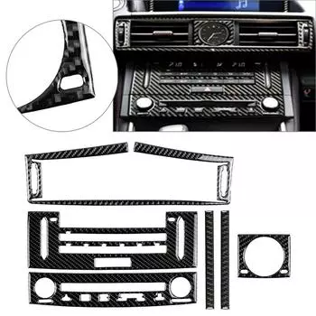 Комплект накладок на воздуховоды из углеродного волокна и панель AC и CD для Is250 Is350 2014-2018