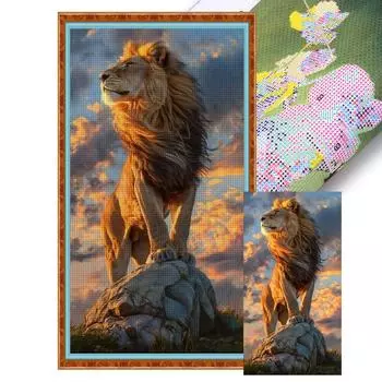 Комплект наклеек из ko-Baumwolle 11 CT, набор Kreuzstich-Set с Tiermoti 1