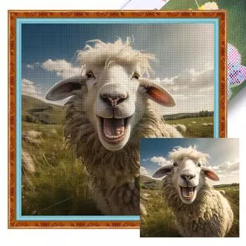 Комплект наклеек из ko-Baumwolle 11 CT, набор Kreuzstich-Set с Tiermoti 1