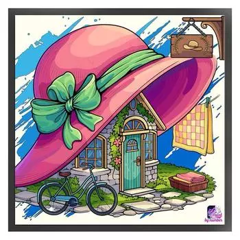 Комплект наклеек из комплекта ko-Baumwolle 11 CT berucktes Haus-Kreuzstich-Set 3