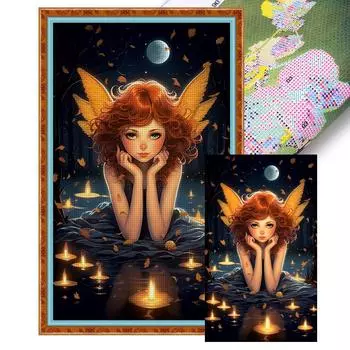 - Комплект наклеек Kreuzstichset aus ko-Baumwolle 11 CT berruckt Mdchen-Kr 2