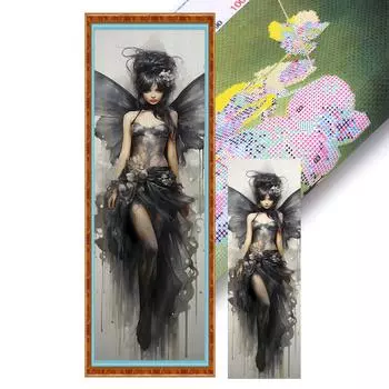 - Комплект наклеек Kreuzstichset aus ko-Baumwolle 11 CT berruckt Mdchen-Kr 3