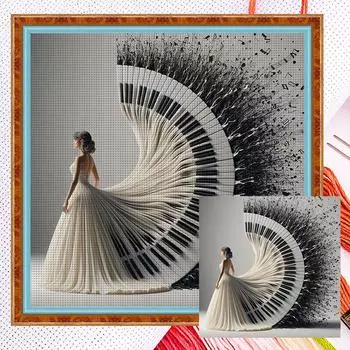 Комплект наклеек Kreuzstichset из ko-Baumwolle 14-каратного цвета Zhlmuster Mdch