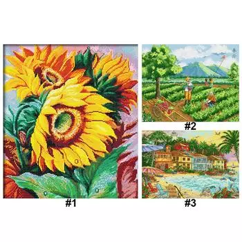 Комплект наклеек Kreuzstichset от ko-Baumwolle 11 CT в формате Querformat D 5352