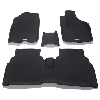 Комплект напольных ковриков Clazzio 3D Type для 1 кроссовера, НОВЫЙ резиновый, черный Hustler/Flare R2(2020)/2~ ES-6065 [5EESB6065K] чёрный