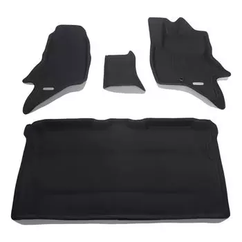 Комплект напольных ковриков Clazzio 3D Type для 1 каждого DA17V Scrum DG17V NV100 Clipper DR17V Minicab Van DS17V НОВЫЙ резиновый тип черного цвета ES-6035 [5EESB6035K] чёрный