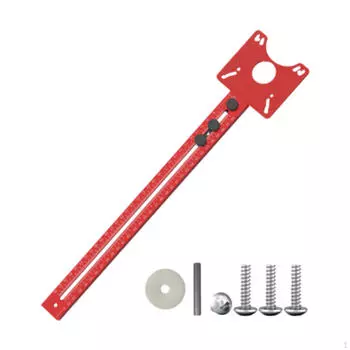 Комплект направляющих для фрезерования круглого фрезерного станка длиной 17,5 дюйма, простая установка, регулируемое основание для канавки Style A