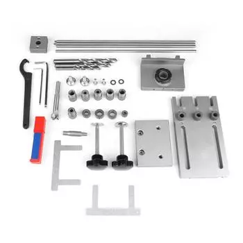 Комплект направляющих для сверления дюбелей 3 в 1, самоцентрирующийся дырокол с удлинителем 600 мм