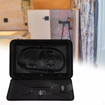 Комплект наружной душевой кабины для автофургона, аксессуары, высокопроизводительные прочные сменные детали для автодома на лодке белый