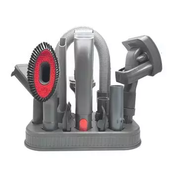 Комплект насадок для стрижки собак для пылесоса Dyson DC58 V6V7V8V10 V11V15 Машинки для стрижки домашних животных с насадкой-щетками для удаления линьки серый