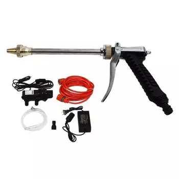 Комплект насоса для мойки высокого давления автомобиля с наружной резьбой G1/2, распылительная насадка высокого давления, США 110-240 В на 12 В