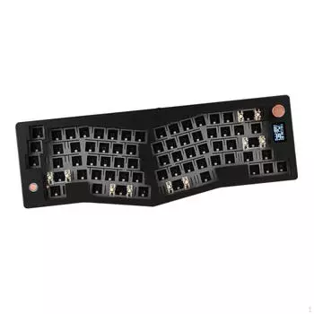 Комплект настраиваемой механической клавиатуры для игрового ПК со сменными переключателями и RGB-подсветкой чёрный