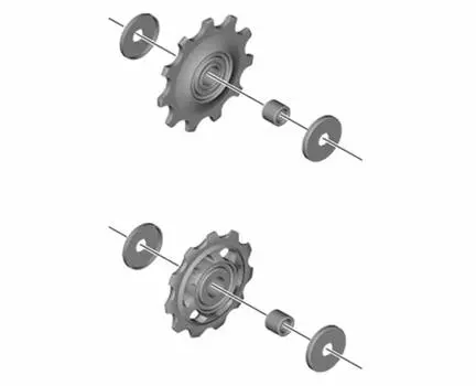 Комплект натяжных роликов SHIMANO Y3HM98010 и RD-M5120