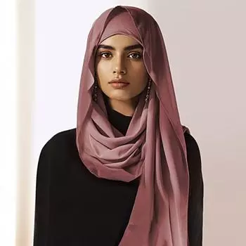 Комплект нижней шляпы тюрбан шляпа полиэстер благоприятный для кожи хиджаб труба шляпа головной убор шифоновая шаль модал разноцветный