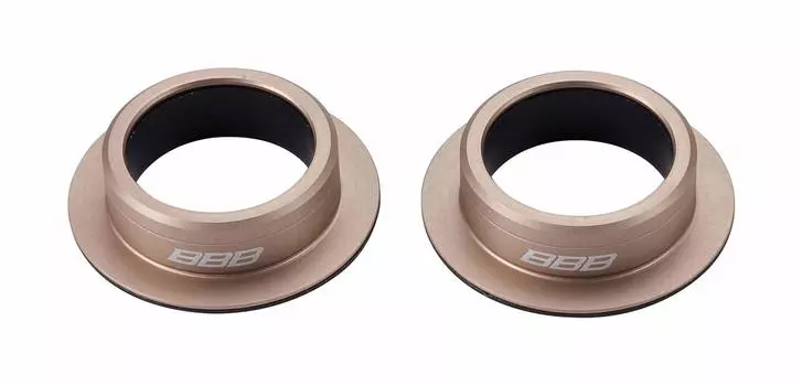 Комплект нижних адаптеров для велосипедной каретки BBB 24MM для BB386EVO 263510 BBO-17 чёрный