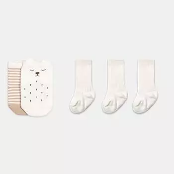 Комплект носков для новорожденных Hi Baby Club, 5 предметов, корейские товары для детей