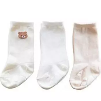 Комплект носков до колена Hi Baby Club для младенцев Peekaboo, 3 предмета, корейские детские товары