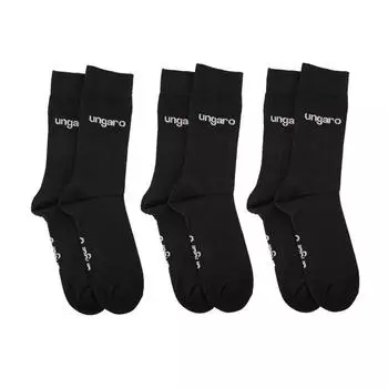 Комплект носков средней высоты x3 Мужчина UNGARO 39/42 светло-серый