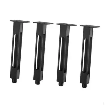 Комплект ножек для мебели для различных предметов домашнего обихода - простая установка Black 20cm