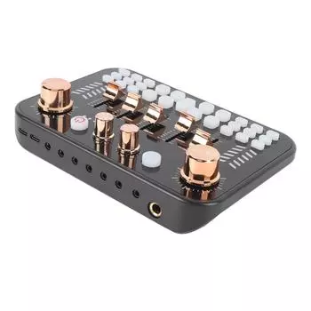 Комплект оборудования для подкаст-звуковой панели Многофункциональная звуковая карта для потоковой передачи данных с поддержкой Bluetooth Voice