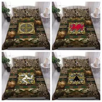 Комплект одеял Tmarc Tee Celtic Irish Tree of Life Постельное белье Костюм Домашний текстиль Single 135x200cm