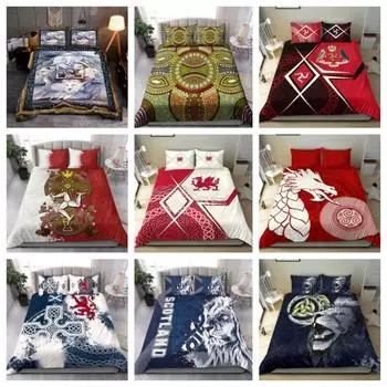 Комплект одеял Tmarc Tee Премиум с принтом Wales Legend Декор для спальни Постельное белье Single 135x200cm